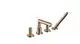 AXOR-HG-AXOR-Uno-4-Loch-Wannenrandarmatur-mit-Zerogriffen-Polished-Red-Gold-45444300 gallery number 1
